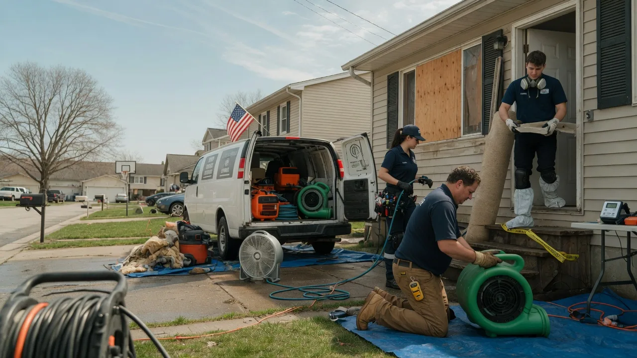 Water Damage Restoration in Chanute, KS near me